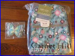 $114 Garnet Hill Flower LARGE BACKPACK + LUNCH BOX + BUTTERFLY BAG Pottery barn