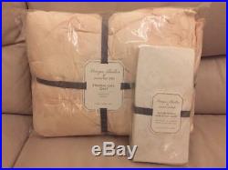 2p Pottery Barn Kids Monique Lhuillier ETHEREAL LACE Crib Quilt/Sheet Blush Pink