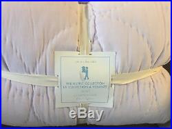 2pc Pottery Barn Kids Lavender Velvet THE RUFFLE COLLECTION Quilt/STD Sham Twin