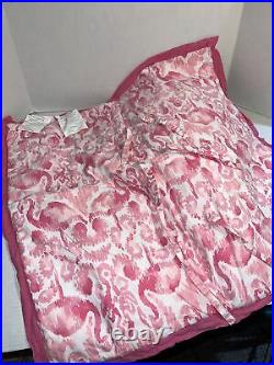 2x Pottery Barn Kids Lilly Pulitzer Mermaid Cove Quilted EURO SHAM -Reverses