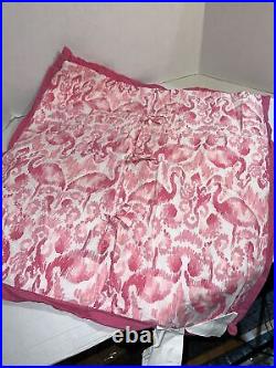2x Pottery Barn Kids Lilly Pulitzer Mermaid Cove Quilted EURO SHAM -Reverses