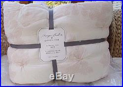 3PC Pottery Barn Kids Monique Lhullier Ethereal Lace Twin Quilt, Sham & Pillow