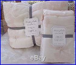 3PC Pottery Barn Kids Monique Lhullier Ethereal Lace Twin Quilt, Sham & Pillow