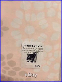 3pc Pottery Barn Kids CLARA SATEEN Duvet Cover Shams Pear Pink Full/Queen $190