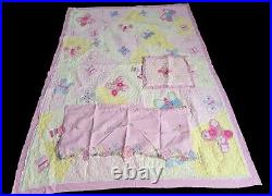 3pc Pottery Barn Kids Sophie Twin Quilt Blanket Pillowcase Curtain Butterflies