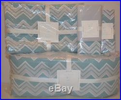 4P Pottery Barn Kids Baby Boys SOHO Crib Nursery Quilt Bumper Sheet Set