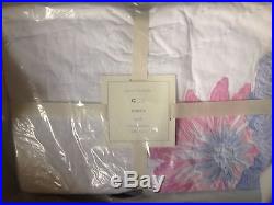4pc Pottery Barn Kids Baby Floral EMMA Crib Quilt/Bumper/Sheet/Skirt Set