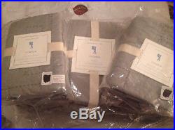8pc Pottery Barn Kids Connor Quilt Standard & Decorative Shams Sheets Queen NWT