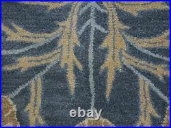 9' x 12' Pottery Barn Adeline Rug Blue Hand Tufted Wool New Carpet