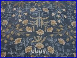 9' x 12' Pottery Barn Adeline Rug Blue New Hand Tufted Wool Carpet