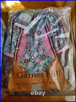 Garnet Hill Flower LARGE BACKPACK + LUNCH BOX+BUTTERFLY BAG Pottery barn school