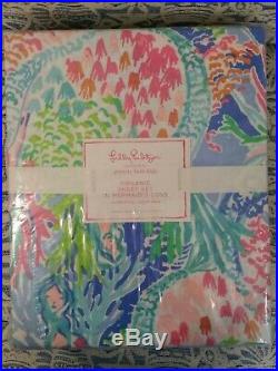 Lilly Pulitzer For Pottery Barn Kids Mermaid Cove Queen Sheet Set 4pc PBK NEW