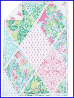 Lilly Pulitzer For Pottery Barn Printed Patchwork Quilt TWIN