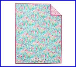 Lilly Pulitzer Pottery Barn Kids Mermaid Cove Quilt Full/ Queen