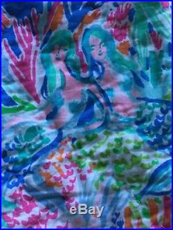 Lilly Pulitzer Pottery Barn Kids Mermaid Cove Quilt Twin