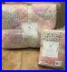 NEW-2PC-Pottery-Barn-Kids-Leila-Wholecloth-TWIN-Quilt-EURO-Sham-PINK-01-nyg