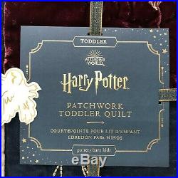 NEW Pottery Barn KIDS Harry Potter 3-pc. Baby Crib Toddler SheetSkirtQuiltSet