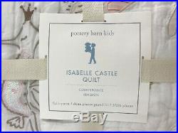 NEW Pottery Barn KIDS Isabell Mermaid Castle FULL/QUEEN Quilt