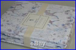 NEW Pottery Barn Kids 6 PC Ellie Horse Sheets + Sadie Bed Skirt + Quilt QUEEN