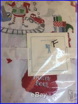 NEW Pottery Barn Kids 7pc Red Gray Plaid Flannel Duvet Shams Sheet Set Christmas