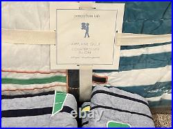 NEW Pottery Barn Kids Airplane Icon Full/Queen Quilt and Standard Shams