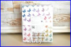 NEW Pottery Barn Kids Aria Butterfly Organic FULL Sheet Set Multicolor NWT