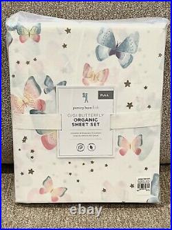 NEW Pottery Barn Kids Gigi Butterfly Organic Full 4pc Sheet Set
