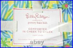 NEW Pottery Barn Kids Lilly Pulitzer Cheek to Cheek Full/Qn COMFORTER Sham Set