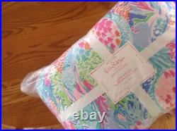 NEW Pottery Barn Kids Lilly Pulitzer Mermaid Cove FULL/QUEEN Comforter Quilt