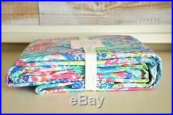 NEW Pottery Barn Kids Lilly Pulitzer Mermaid Cove Organic QUEEN Sheet Set NWT