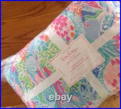 NEW Pottery Barn Kids Lilly Pulitzer Mermaid Cove TWIN Comforter Quilt