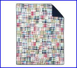 NEW Pottery Barn Kids Madras Plaid Quilt Full-Queen Quilt