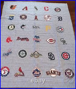 NEW Pottery Barn Twin Quilt, MLB