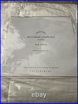 NEW Pottery BarnMicromax AAFA Certified Down-Alternative Comforter300TCKING