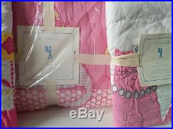NWT Pottery Barn Kids Kitty Cat Full / Queen quilt Pink No Sham