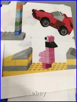 NWT! Pottery Barn Kids LEGO Maze Sheet Set/Queen/White-Multicolor/$139