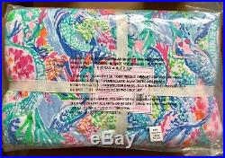 NWT Pottery Barn Kids Lilly Pulitzer Full-Queen Quilt Mermaid's Cove