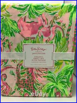 NWT Pottery Barn Kids Lilly Pulitzer Quilt In On Parade Full/Queen & Sheet Set