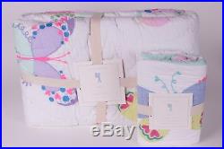 NWT Pottery Barn Kids Lucy Butterfly twin quilt & standard sham