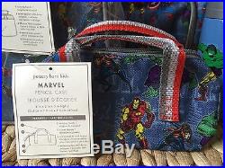 NWT Pottery Barn Kids Marvel Small Backpack/Thermos/Water Bottle/Lunch Box/Case