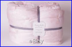NWT Pottery Barn Kids Monique Lhuillier Ethereal Lace twin quilt bright pink