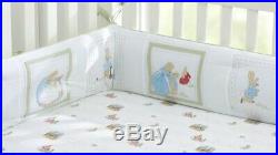 NWT Pottery Barn Kids Peter Rabbit Beatrix Potter Nursery Crib Bedding Set 5 Pc