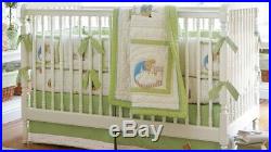NWT Pottery Barn Kids Peter Rabbit Beatrix Potter Nursery Crib Bedding Set 5 Pc
