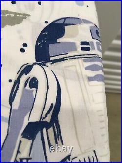 NWT! Pottery Barn Kids Star Wars Droid Organic Sheet Set/Multicolor/Queen/$149