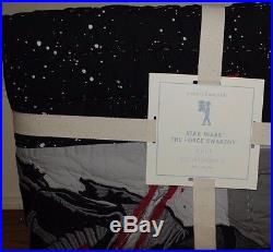 NWT Pottery Barn Kids Star Wars The Force Awakens twin quilt