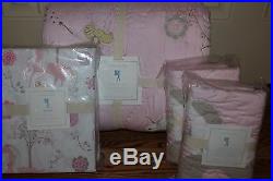 NWT Pottery Barn Kids Unicorn Full quilt, 2 shams & sheet pink paige