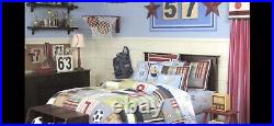 New NWT pottery Barn Kids Junior Varsity Sports Quilt Full Queen Bed