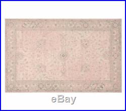 New Pottery Barn Kids 3x5 Monique Lhuillier Antique Printed Rug Blush