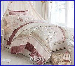 New Pottery Barn Kids 4pc'nicki' Embroidered Quilt & Sheet Settwinowlsoldout
