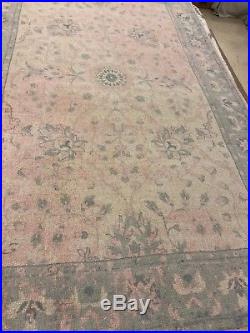 New Pottery Barn Kids 5x8 Monique Lhuillier Antique Printed Rug Blush